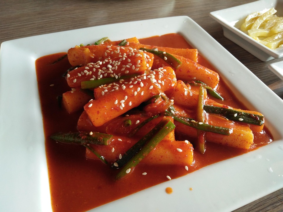 Plat de la Corée du Sud :  Tteokbokki